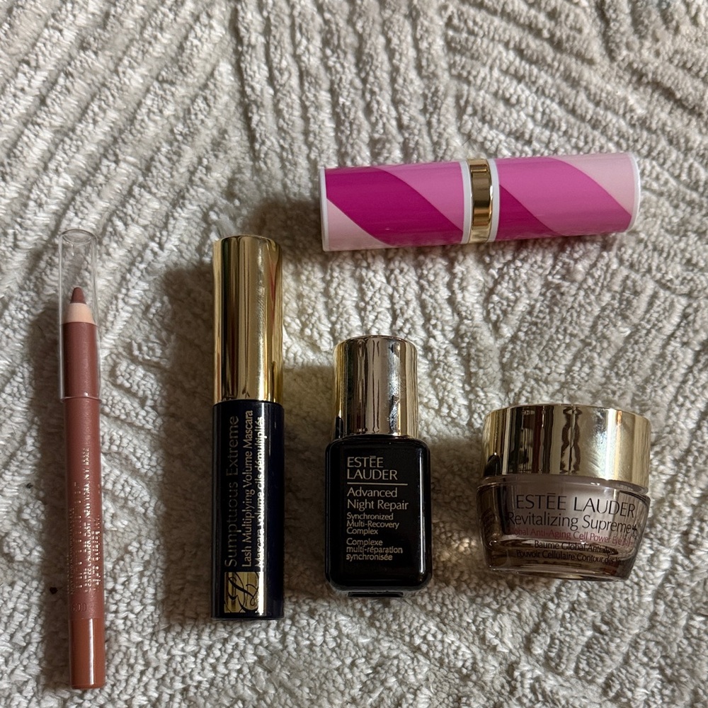Estée Lauder Skincare & Makeup Set with Pink and Gold Accents - Picture 5 of 5